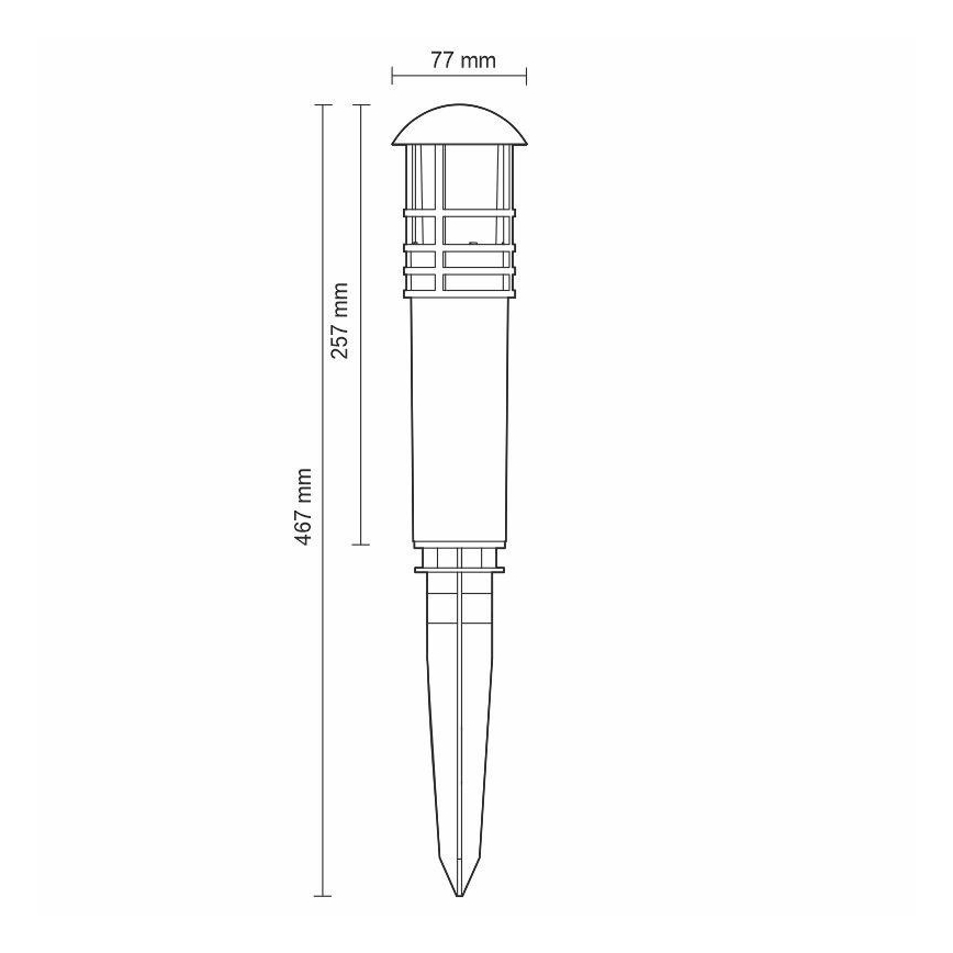 LED Lampe d'extérieur LED/3W/230V 4000K IP65