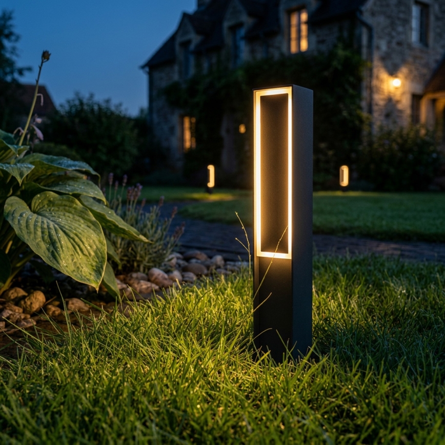 LED Lampe d'extérieur MODO LED/8W/230V 4000K IP44 50 cm noire