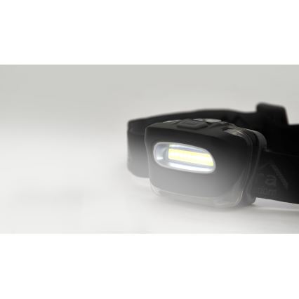 LED Lampe frontale LED/3xAAA noire