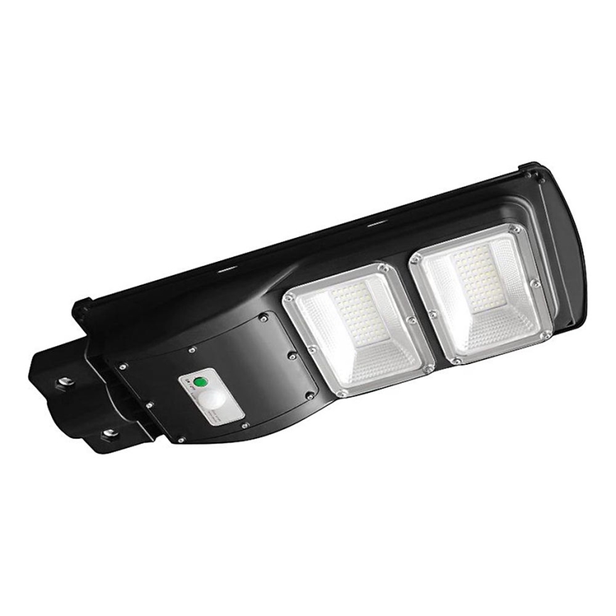 LED Lampe solaire à intensité variable avec détecteur de mouvement et de crépuscule LED/8W/3,2V 6000K IP65 9000 mAh noir + Télécommande