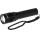 LED Lampe torche rechargeable en aluminium LED/3W/2000 mAh IPX4 noire