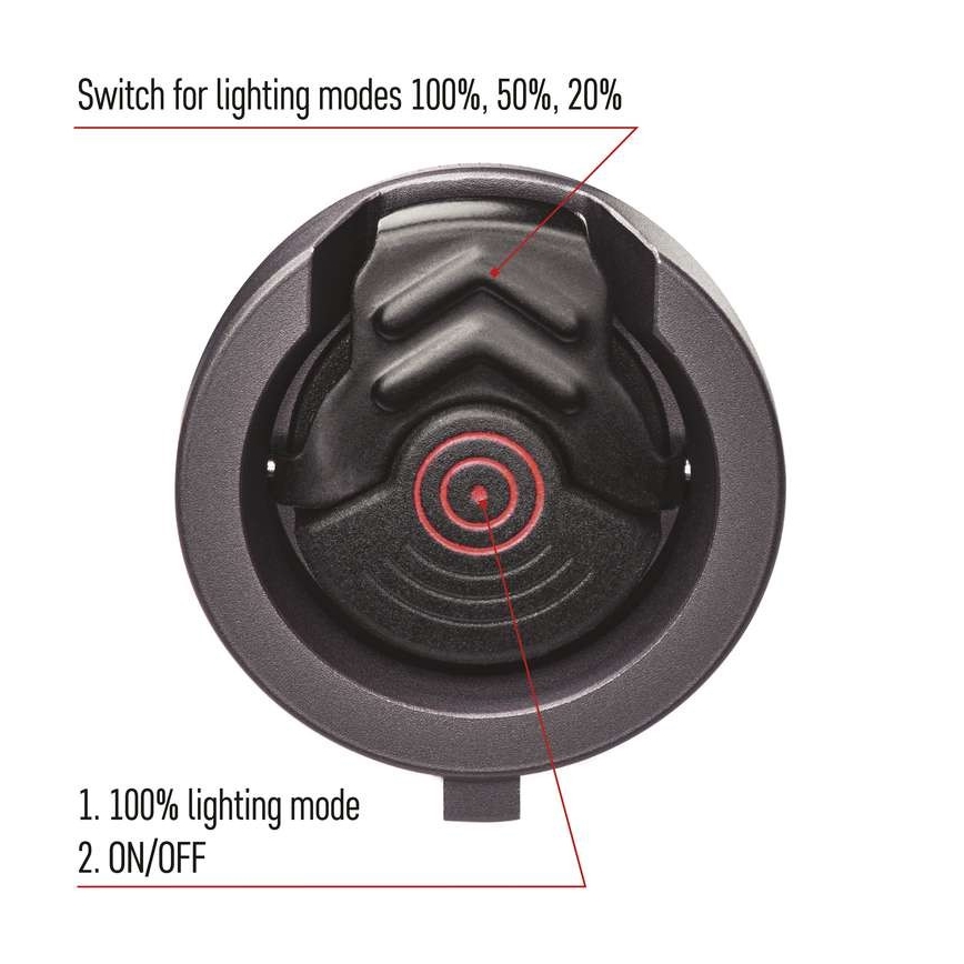 LED Lampe torche rechargeable LED/USB/3,7V IP65 1200lm