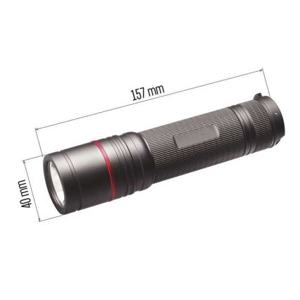 LED Lampe torche rechargeable LED/USB/3,7V IP65 1200lm