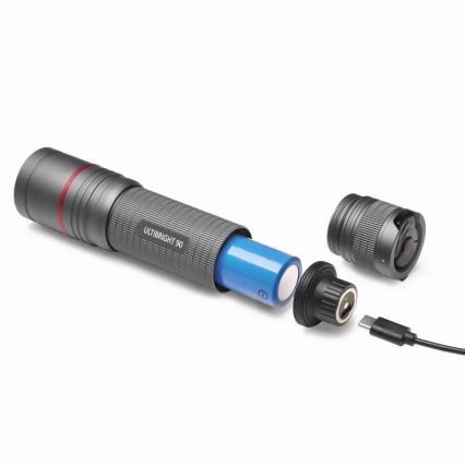 LED Lampe torche rechargeable LED/USB/3,7V IP65 1200lm