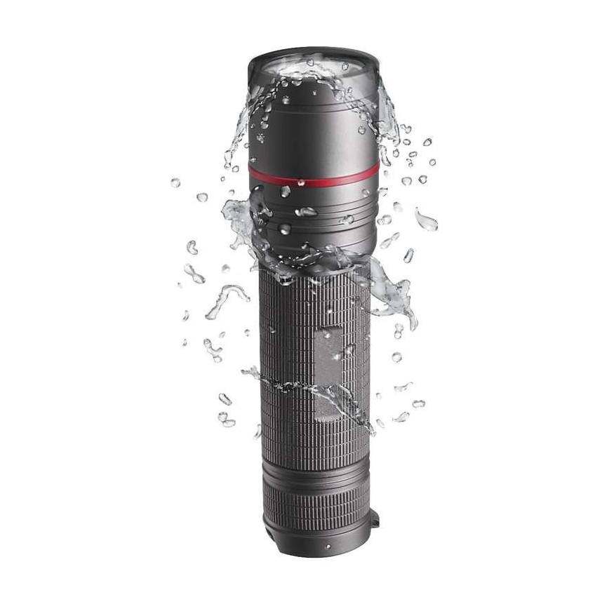 LED Lampe torche rechargeable LED/USB/3,7V IP65 1200lm