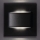 LED luminaire d'escalier ERINUS LED/1,5W/12V 4000K noir