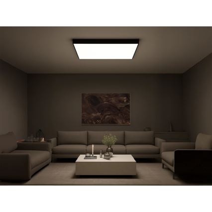 LED Plafonnier LED/480W/230V 3000/4000/6500K 120x120 cm noir