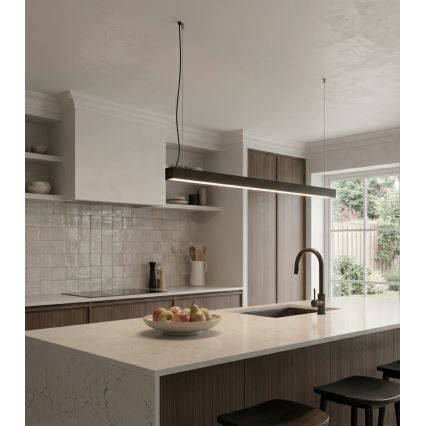 LED Plafonnier/suspension sur câble LED/44W/230V 4000K 120 cm noir