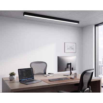 LED plafonnier/suspension sur câble LED/44W/230V 6000K 120 cm noir