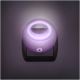 LED Prise orientation éclairage avec un détecteur LED/1W/230V violet