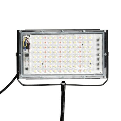 LED Projecteur avec support pour la culture des plantes FIRON LED/45W/230V IP54 noir