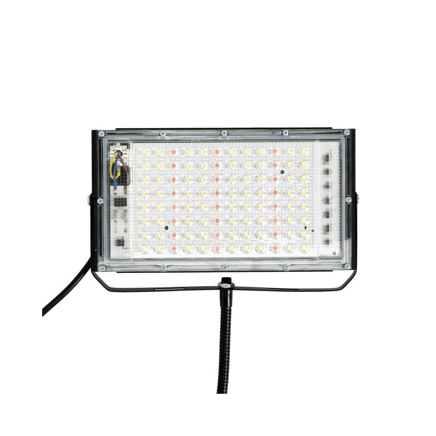 LED Projecteur avec support pour la culture des plantes FIRON LED/45W/230V IP54 noir