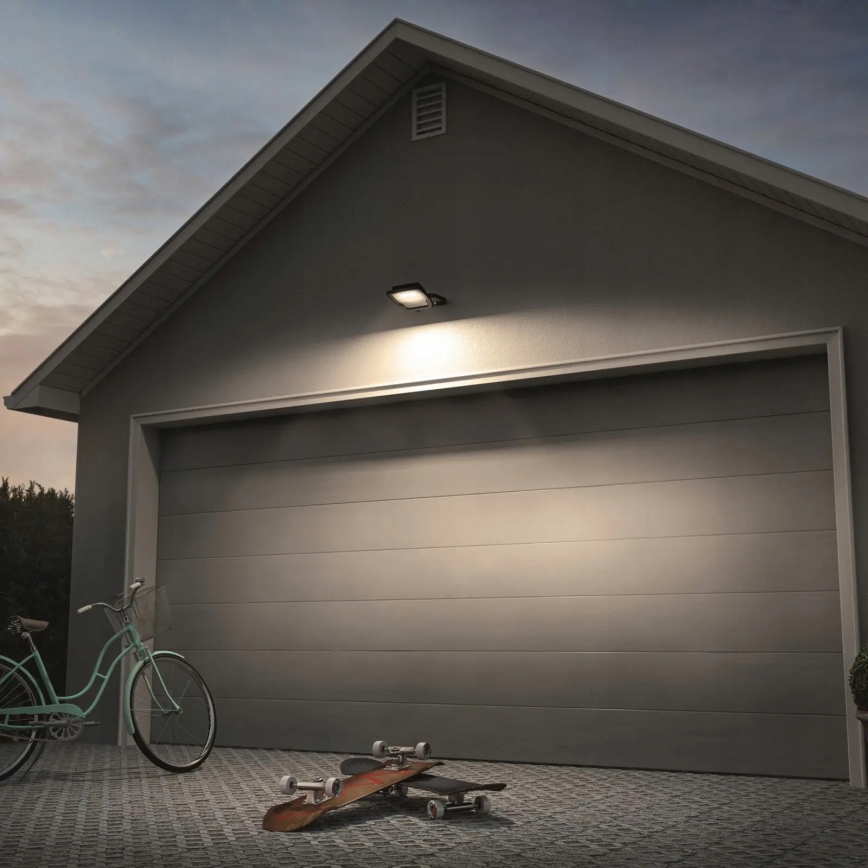 Projecteur LED d'extérieur avec détecteur de mouvement et capteur crépusculaire LED/100W/230V 4500K IP65 noir