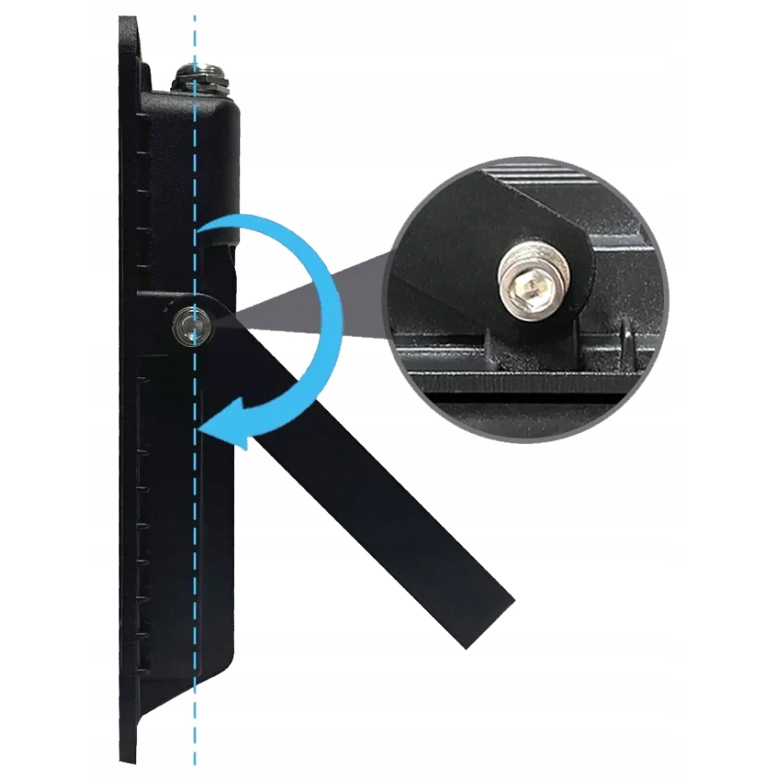 Projecteur LED d'extérieur avec détecteur de mouvement et capteur crépusculaire LED/100W/230V 4500K IP65 noir