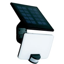 LED Projecteur solaire d'extérieur avec détecteur LED/10W/3,7V 4000K IP54 3000 mAh