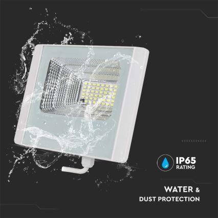 LED Projecteur solaire d'extérieur LED/20W/3,2V IP65 6400K + télécommande