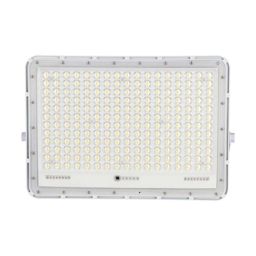 LED Projecteur solaire extérieur LED/30W/3,2V 6400K blanc IP65 + télécommande
