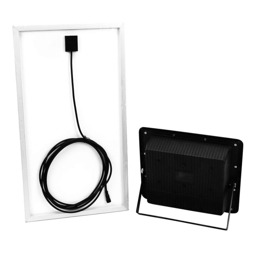 LED Projecteur solaire extérieur LED/40W/10V IP65 6000K + Télécommande
