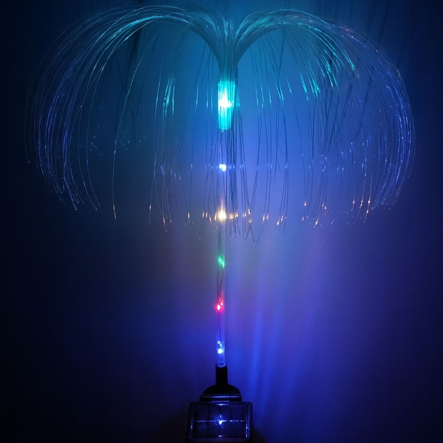 LED RGB Lampe solaire LED/1,2V 300 mAh IP44 noire