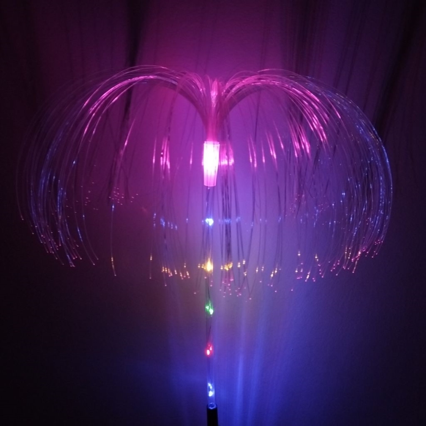 LED RGB Lampe solaire LED/1,2V 300 mAh IP44 noire