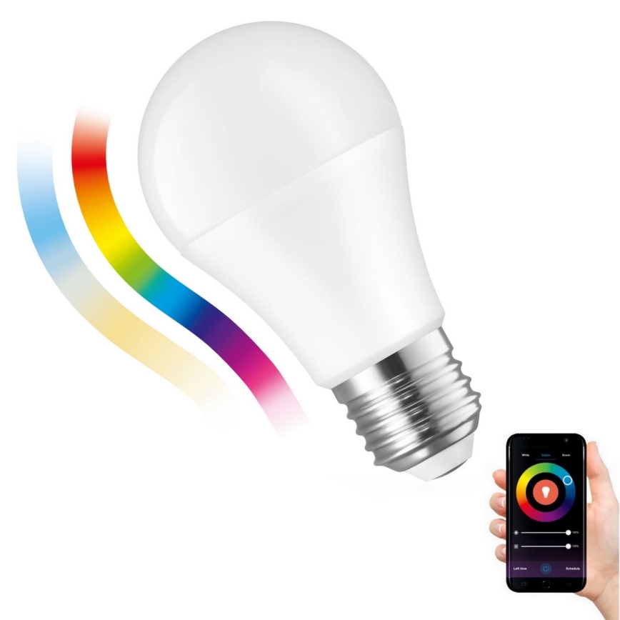 Ampoule connectée à intensité variable LED RGB E27/14W/230V 2700-6500K  Wi-Fi Tuya