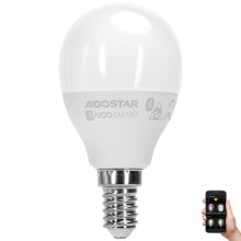 LED RGBW Ampoule G45 E14/4,9W/230V 2700-6500K - Aigostar
