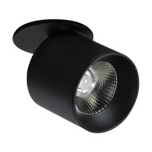 LED Spot encastrable HARON 1xLED/10W/230V noir