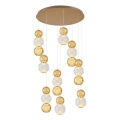 LED Suspension CREMONA LED/51W/230V 3000K doré