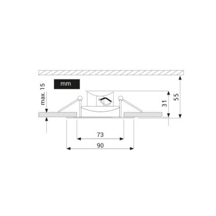 LED Suspension EYE LED/5W/100-250V 3000K