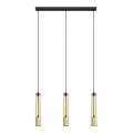 LED Suspension filaire BARS 3xGU10/4,8W/230V doré