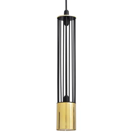 LED Suspension filaire BARS 3xGU10/4,8W/230V noir/doré