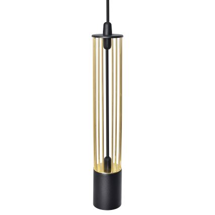 LED Suspension filaire BARS 3xGU10/4,8W/230V noire/dorée