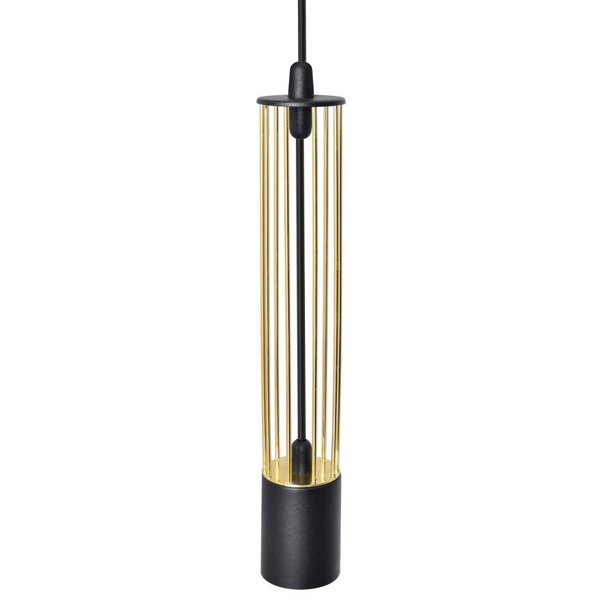 LED Suspension filaire BARS 3xGU10/4,8W/230V noire/dorée