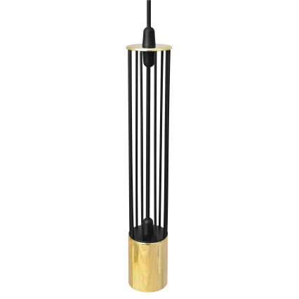 LED Suspension filaire BARS 3xGU10/4,8W/230V noire/dorée