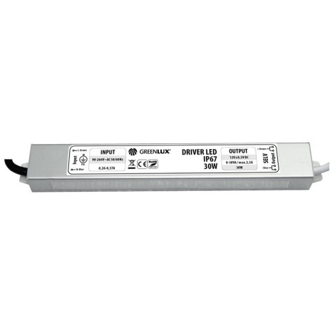 LED Transformateur électrique 30W/230V/12V DC
