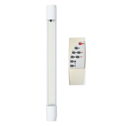 LED à intensité variable extérieur tube avec détecteur et panneau solaire JIMMY 40W/5000 mAh 3,7V 6000K IP65 + télécommande