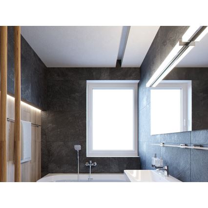 LED2 - Applique murale salle de bain QUADRA LED/12W/230V IP44 3000K/4000K