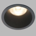 LED2 - Luminaire encastré LED de salle de bain RAY LED/10W/230V noir IP44