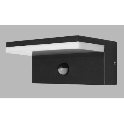 LED2 - Luminaire extérieur avec détecteur HUGO LED/9W/230V IP54 3000K/4000K