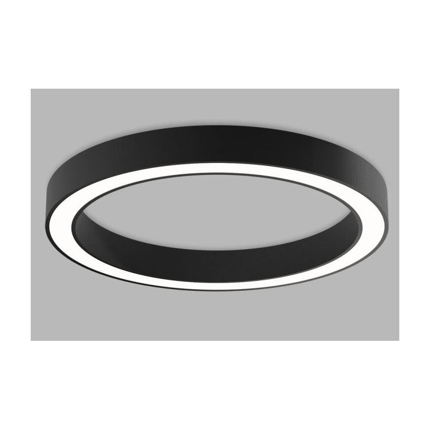 LED2 - Plafonnier à intensité variable SATURN LED/60W/230V 3000K/4000K noir