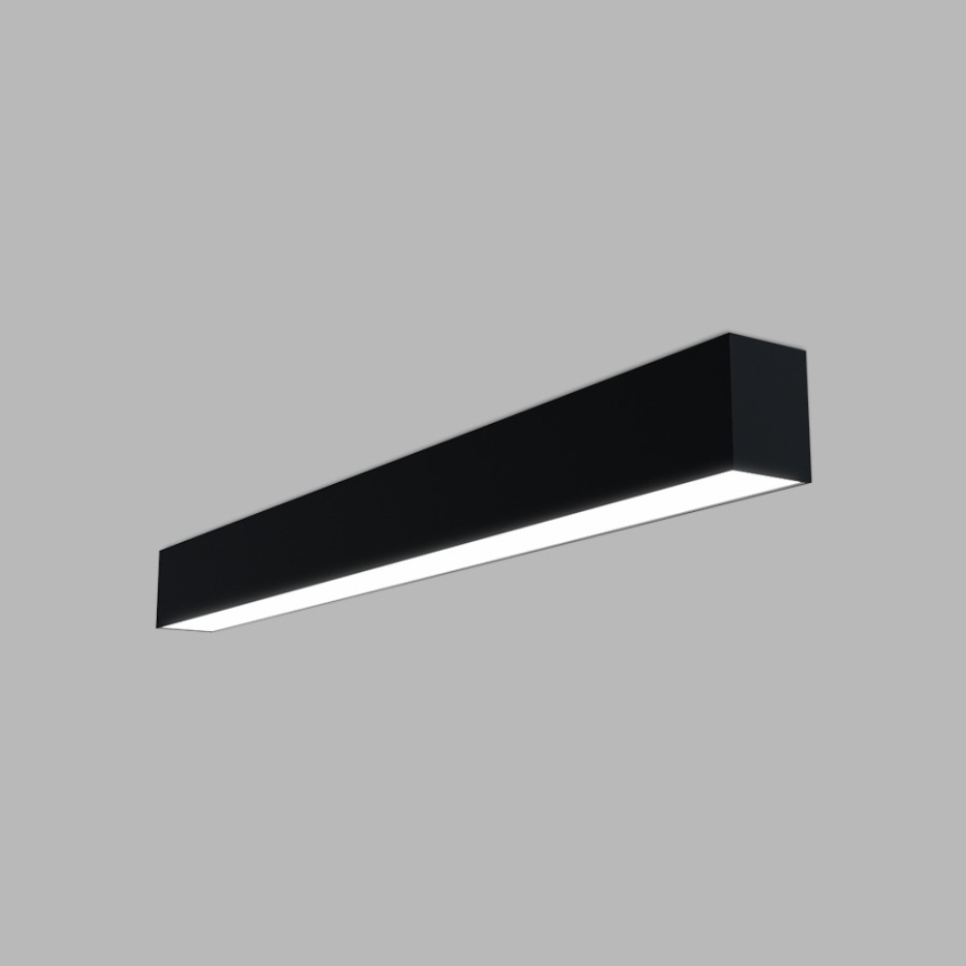 LED2 - Plafonnier LED LINO 24W/230V 3000/3500/4000K 90 cm noir