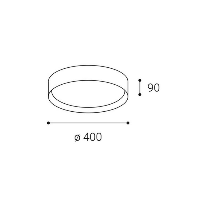 LED2 - Plafonnier LED MILA LED/30W/230V 3000/4000K
