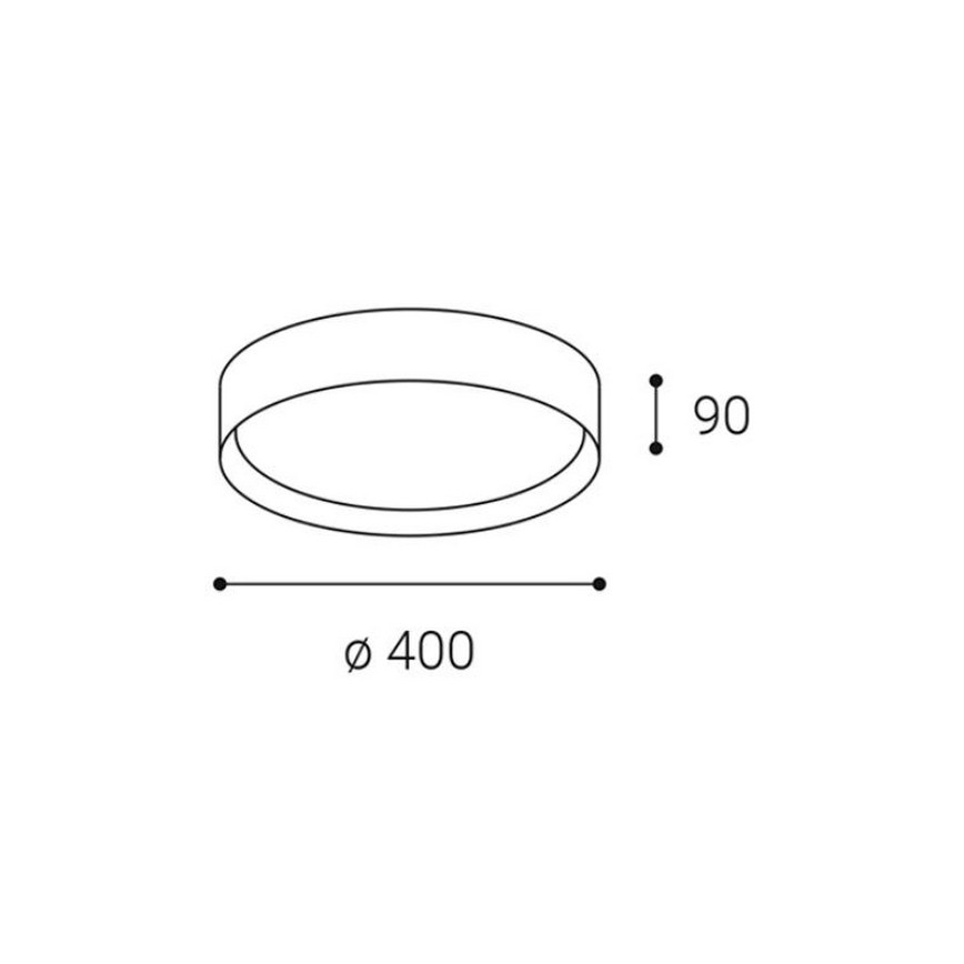 LED2 - Plafonnier MILA LED/30W/230V 3000/4000K