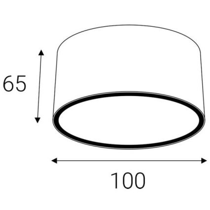 LED2 - Spot extérieur MEDO 1xGX53/11W/230V blanc IP54