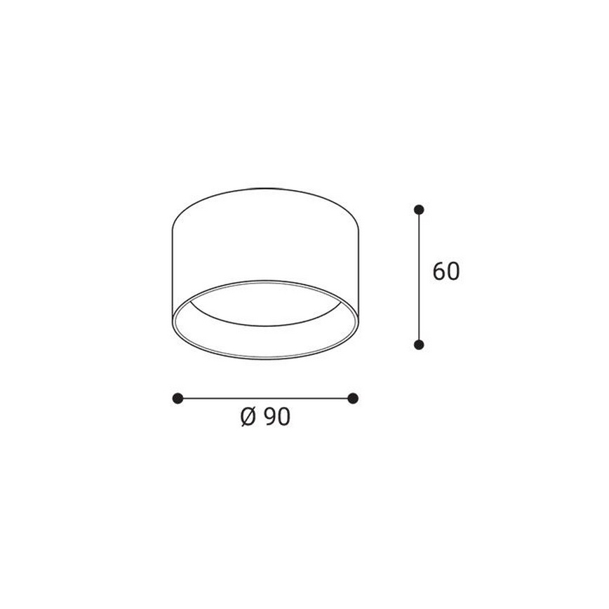 LED2 - Spot LED encastrable ZETA ON LED/8W/230V 3000/3500/4000 K Ø 9 cm blanc