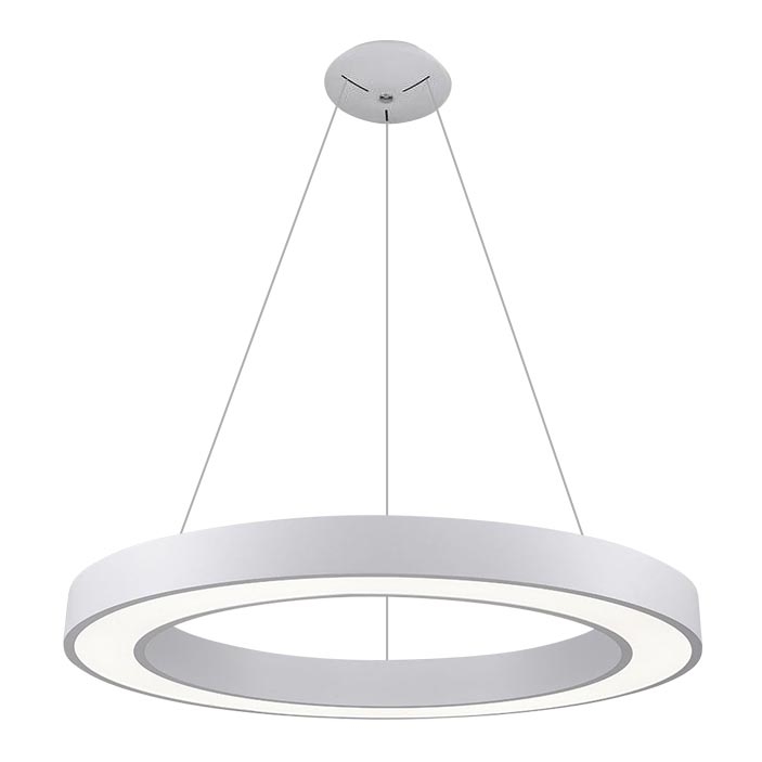 LED2 - Suspension filaire LED SATURN LED/80W/230V 3000K diam. 80 cm blanc