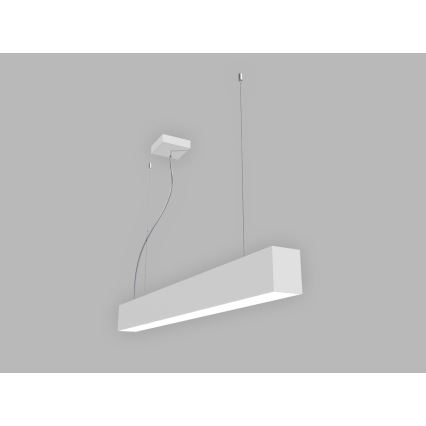 LED2 - Suspension LED sur câble LINO LED/24W/230V 3000K/3500K/4000K 90 cm noire