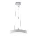 LED2 - Suspension LED sur câble MONO SLIM LED/30W/230V 3000K/4000K Ø 40 cm blanche