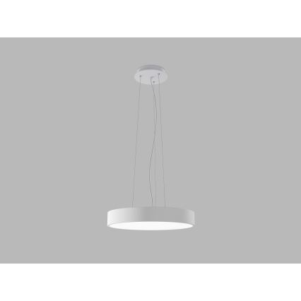 LED2 - Suspension LED sur câble MONO SLIM LED/30W/230V 3000K/4000K Ø 40 cm blanche
