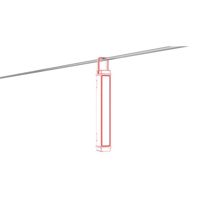 Ledlenser AF2R - Lampe de travail rechargeable LED dimmable, IP54, 1000 lm, autonomie 50 h